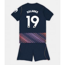 Tottenham Hotspur Dominic Solanke #19 Bortaställ Barn 2026-27 Korta ärmar (+ Korta byxor)